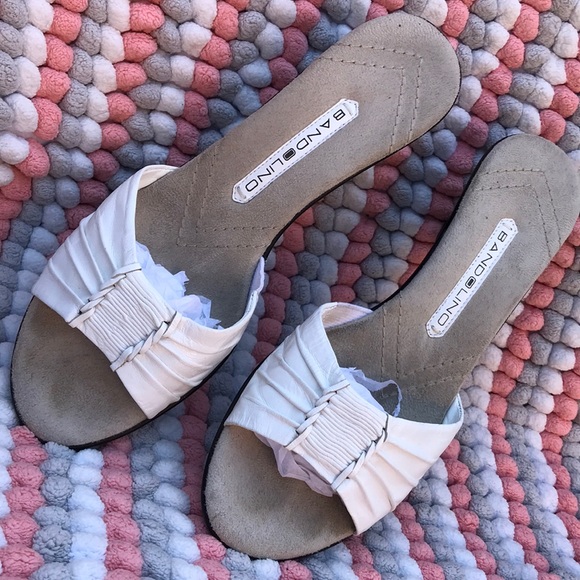 Bandolino Shoes - Bandolino mule genuine leather, 2” heel, No Slip